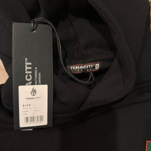 Tenaciti Men's Black Hoodie - Picture 3 of 4